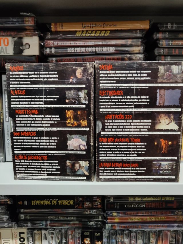 Volumen 1 y 2 Serie Z Terror DVD