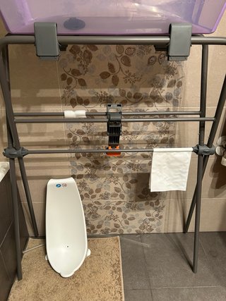 Bañera Stokke para bebés + soporte + hamaca