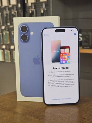 IPHONE 16 PLUS 128GB AZUL BATERIA 91%
