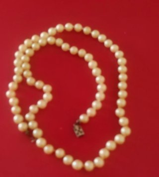 Collana 72 perle coltivate vintage.