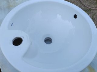 Lavamanos Roca Redondo Sobreponer Blanco