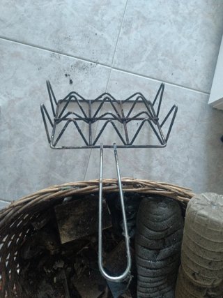 Soporte para alimentos de chimenea