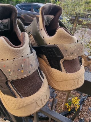 Nike Huarache Beige/Verde