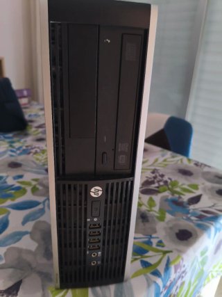 PC HP Torre Plata/Negro Compact Elite 8300