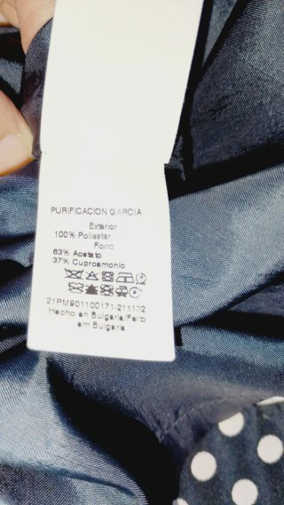 Vestido Purificación García lunares
