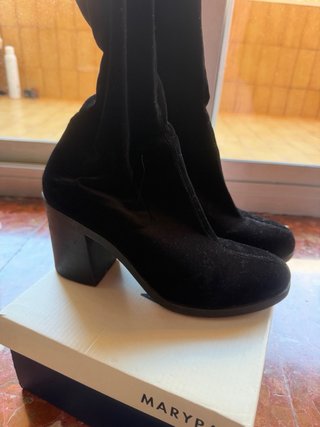 Botas altas negras tacón