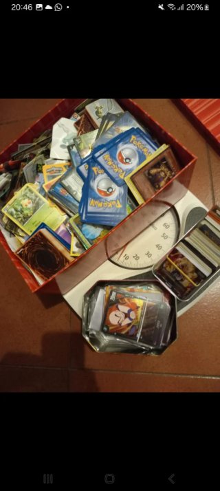 Lotto 30 kg carte collezionabili