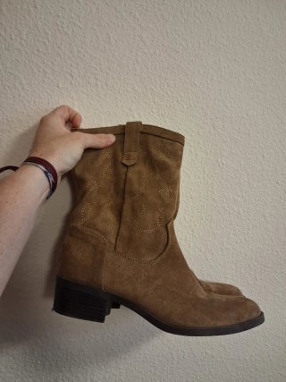 Botines Lefties Marrones Casi Nuevos