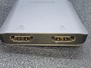 Hub USB-C a HDMI Dual Displayport 8K 30