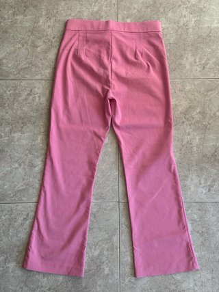 Pantalón rosa flare Zara Talla M