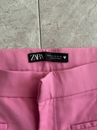 Pantalón rosa flare Zara Talla M