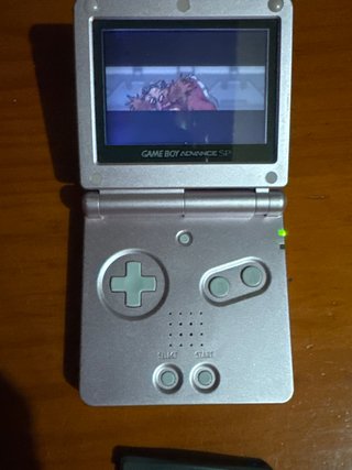 Consola Game Boy Advance SP Rosa + 2 Juegos