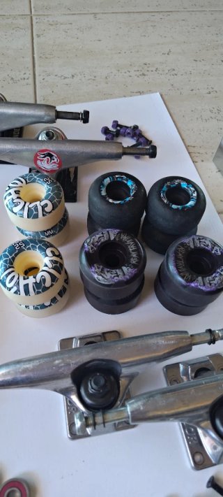 Skate - Pack completo skate: tablas, ejes, ruedas,