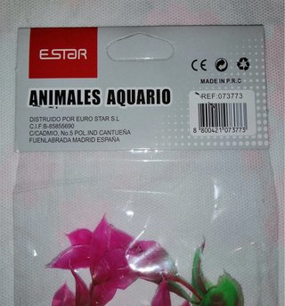 Planta Acuario Artificial Precintada