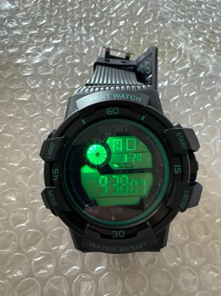 Reloj Táctico Digital Deportivo Negro