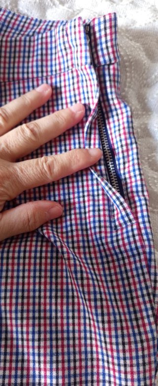 Pantalón de vestir a cuadros