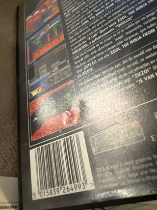 Zool Sega Mega Drive PAL Europa