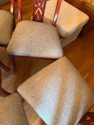 6 Sillas Comedor Tapizadas Antimanchas