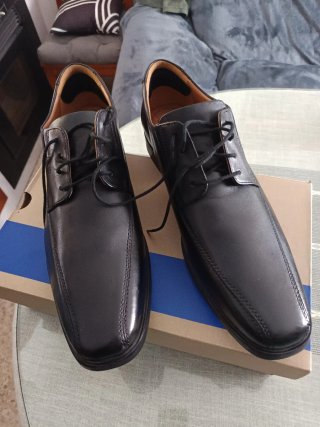 Zapatos de vestir Clarks negros hombre