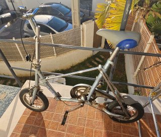 Bicicleta Plegable Plata