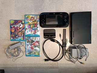 Lote Wii U 32GB Negra + 3 Juegos