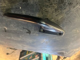 Agarradera Derecha Honda CBF 600 2007 Negra