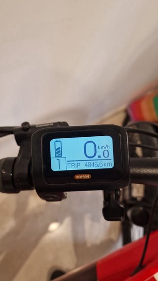 Bicicleta Eléctrica Roja