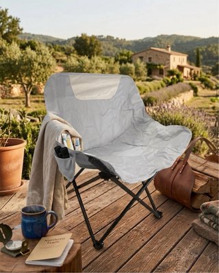 Silla Plegable Camping / Playa 68x60x50cm - Gris