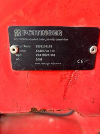 Segadora Pottinger catnova 310con cinta agrupadora