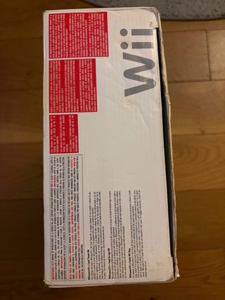 Caja Nintendo Wii Sports consola blanca
