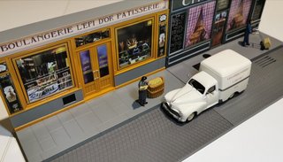 Lote 2 Maquetas completas dioramas París años 50