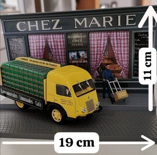 Lote 2 Maquetas completas dioramas París años 50