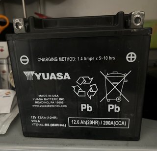 Batería Yuasa YTX14L-BS Moto