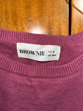 Jersey Brownie hombros descubiertos talla XS