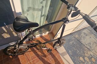 Bicicleta Plegable Negra