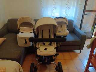 Carro bebe 2 en 1 Jane Beige