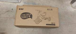 Triciclo infantil azul y negro