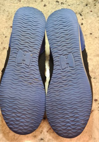 Deportivos Hogan Negro/Azul