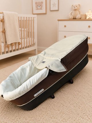 Carrito de bebé con sombrilla