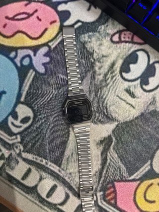 Reloj Skmei Digital Plateado Retro Vintage