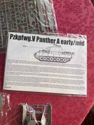 Maqueta Tanque Panther A Early Mid Takom 1/35