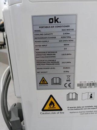 Aire Acondicionado Portátil OK