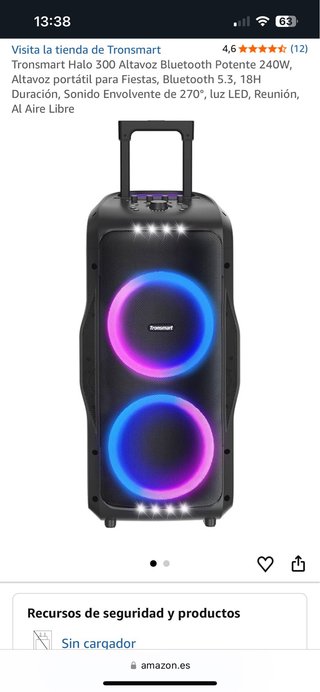 Altavoz Tronsmart Halo 300 Bluetooth 240W