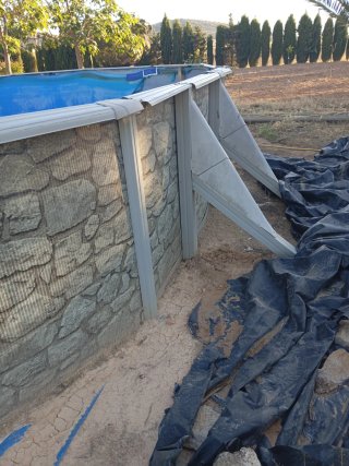 Piscina desmontable metal/plástico