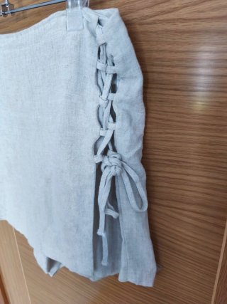 Falda pantalón Stradivarius beige Talla M