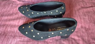 Zapatos miMaO Negros Talla 36 Tachuelas