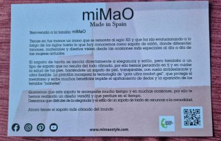 Zapatos miMaO Negros Talla 36 Tachuelas