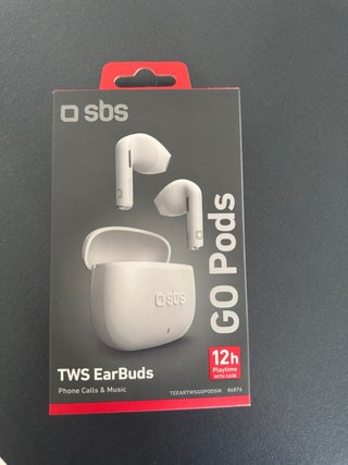 Cascos Bluetooth SBS GO Pods Blancos