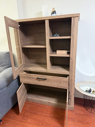 Vitrina baja Arezzo Roble