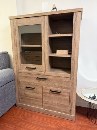 Vitrina baja Arezzo Roble